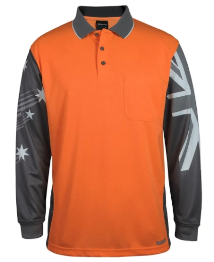 Picture of JB's Wear, HV L/S Southern Cross Polo